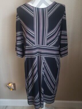 NWOT BCBGMAXAZRIA Striped Abstract Dress